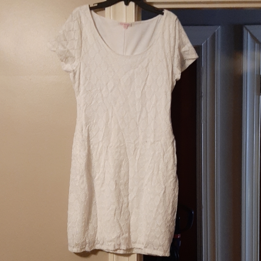 Ladies white dress
